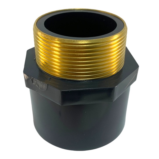 [11596] ADAPTADOR PVC PRES SCH80 2" C X MR DE BRONCE TUBRICA