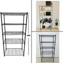 ESTANTE DE METAL NEGRO 1.80M