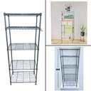ESTANTE DE METAL CROMADO 1.50M