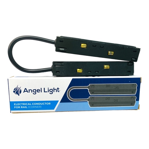 [11682] UNION PARA RIEL MAGNETICO ESQUINERO NEGRO ANGEL LIGHT