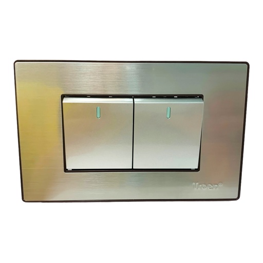 [11720] APAGADOR DOBLE 3 WAY ACERO INOXIDABLE TROEN