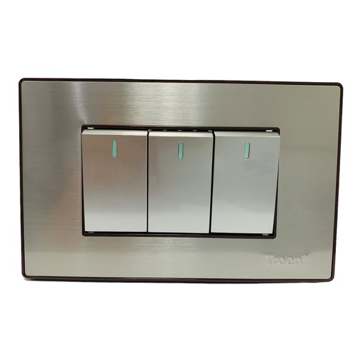 [11721] APAGADOR TRIPLE ACERO INOXIDABLE TROEN