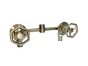 LLAVE DOBLE PARA DUCHA 1/2" SATINADO ACERO INOXIDABLE GRIVEN