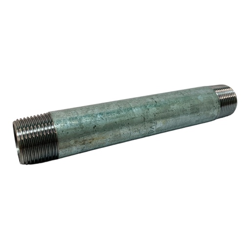 [11754] NIPLE 3/4" X 6" DE ACERO GALVANIZADO GRIVEN