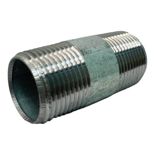 [11770] NIPLE 1" X 2 1/2" DE LARGO DE ACERO GALVANIZADO GRIVEN