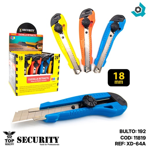 [11819] EXACTO 18MM SECURITY