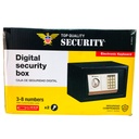 CAJA DE SEGURIDAD DIGITAL 20X31 CM NEGRO SECURITY