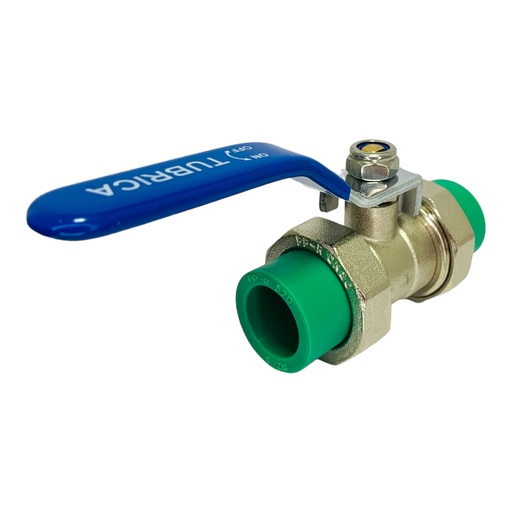 [11833] VALVULA PPR PRES 20MM MET DOBLE UNION UNIVERSAL POLIFUSION TUBRICA