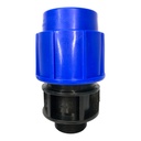 ADAPTADOR MACHO 40MM SALIDA 1 1/4" PARA RIEGO PEAD TUBRICA