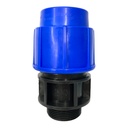 ADAPTADOR MACHO 40MM SALIDA 1 1/2" PARA RIEGO PEAD TUBRICA
