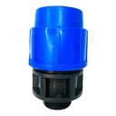 ADAPTADOR MACHO 50MM SALIDA 1 1/2" PARA RIEGO PEAD TUBRICA