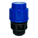 ADAPTADOR HEMBRA 20MM SALIDA 1/2" PARA RIEGO PEAD TUBRICA