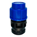 ADAPTADOR HEMBRA 20MM SALIDA 3/4" PARA RIEGO PEAD TUBRICA