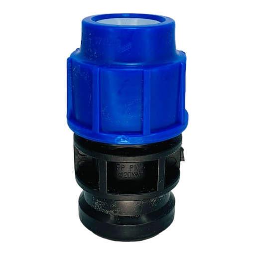 [11926] ADAPTADOR HEMBRA 20MM SALIDA 3/4" PARA RIEGO PEAD TUBRICA