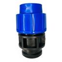 ADAPTADOR HEMBRA 32MM SALIDA 1" PARA RIEGO PEAD TUBRICA
