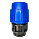 ADAPTADOR HEMBRA 50MM SALIDA 1 1/2" PARA RIEGO PEAD TUBRICA