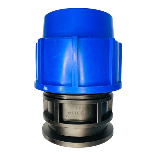 [11937] ADAPTADOR HEMBRA 110MM SALIDA 4" PARA RIEGO PEAD TUBRICA