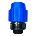 ADAPTADOR MACHO 90MM SALIDA 3" PARA RIEGO PEAD TUBRICA