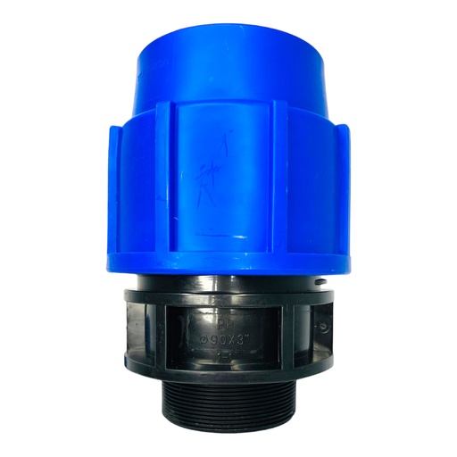 [11959] ADAPTADOR MACHO 90MM SALIDA 3" PARA RIEGO PEAD TUBRICA