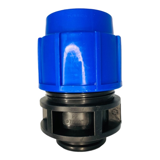 [11966] ADAPTADOR HEMBRA 75MM SALIDA 2" PARA RIEGO PEAD TUBRICA