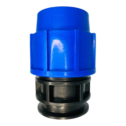 [11970] ADAPTADOR HEMBRA 90MM SALIDA 3" PARA RIEGO PEAD TUBRICA