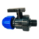 VALVULA UNION 25MM PARA RIEGO PEAD TUBRICA