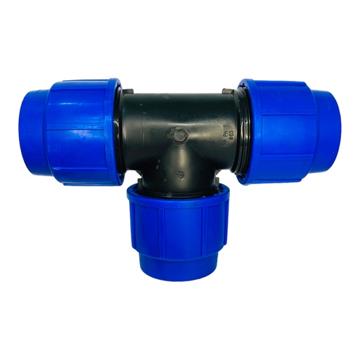 [11982] TEE 63MM PARA RIEGO PEAD TUBRICA