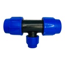 TEE REDU 50 X 32MM PARA RIEGO PEAD TUBRICA