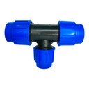 TEE REDU 50 X 40MM PARA RIEGO PEAD TUBRICA
