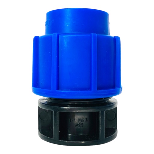 [12019] TAPON PP PRES 25MM PARA RIEGO PEAD TUBRICA