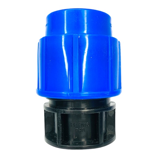 [12021] TAPON PP PRES 40MM PARA RIEGO PEAD TUBRICA