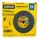 DISCO ABRASIVO PARA DESBASTE GRANO 36 X 6" X 19MM COVO