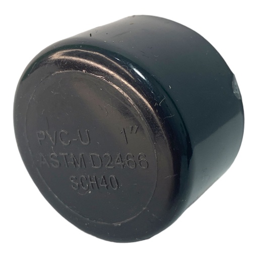 [12221] TAPA PVC 1" SIN ROSCA