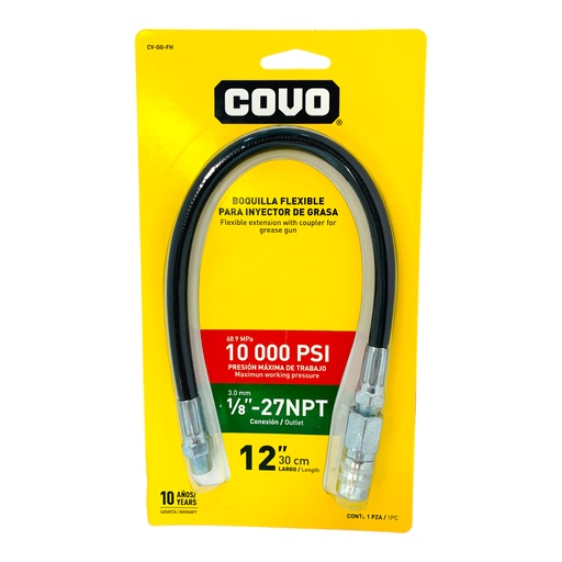 [12343] EXTENSION FLEXIBLE PARA ENGRASADORA DE 1/8" COVO
