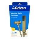 REGADERA PARA DUCHA TIPO BIDET SATINADO GRIVEN