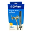REGADERA PARA DUCHA TIPO BIDET SATINADO GRIVEN