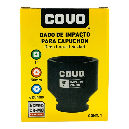 [12293] DADO DE IMPACTO 50 X 1” COVO