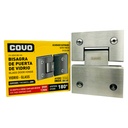 BISAGRA PARA PUERTA DE VIDRIO 9X5.5CM SATINADO COVO