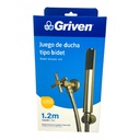 REGADERA PARA DUCHA TIPO BIDET CROMADO GRIVEN