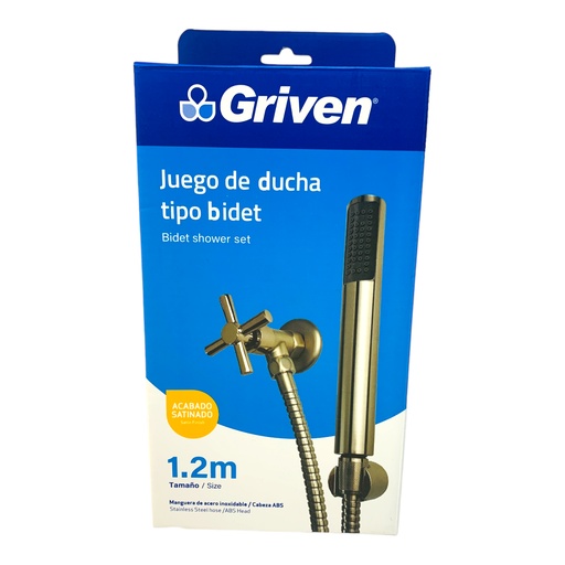 [12250] REGADERA PARA DUCHA TIPO BIDET CROMADO GRIVEN