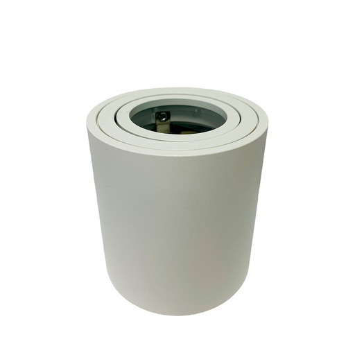 [12269] LAMPARA SPOT REDONDA SUPERFICIAL GU10 8.4CM BLANCO ANGEL LIGHT