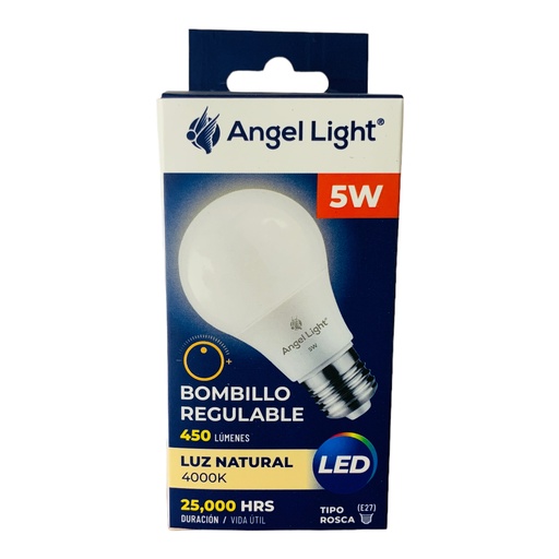 [12313] BOMBILLO LED 5W REGULABLE 4000K ANGEL LIGHT