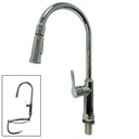GRIFERIA MONOMANDO PARA FREGADERO CUELLO EXTENSIBLE CROMADO GRIVEN ELITE