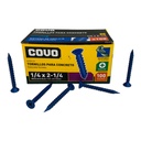 TORNILLOS PARA CONCRETO 1/4" X 2-1/4” 100 PZAS COVO