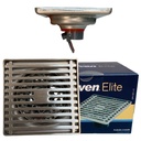DESAGUE DE PISO ANTI OLOR 4X4" SATINADO GRIVEN ELITE