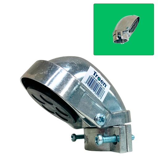 [12501] CABEZOTE CON ABRAZADERA PARA TUBOS DE 3/4" TROEN