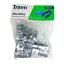 ABRAZADERA CLIP DE 1/2" 10 PZAS TROEN
