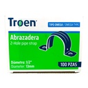 ABRAZADERA OMEGA 1/2" 100 PZAS TROEN