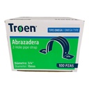 ABRAZADERA OMEGA 3/4" 100 PZAS TROEN