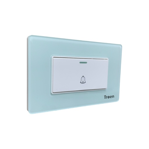 [12563] TIMBRE PARA PUERTAS DE ACRILICO VERDE AGUA TROEN